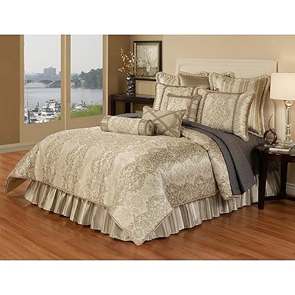 Posciele I Materace Koldry Elegant Gold Blue Medallion Paisley 9