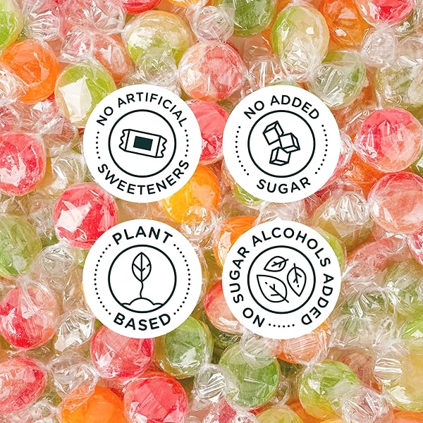 SMART SWEETS, CANDY HARD GEMS JOLLY, 2.5 OUNCE