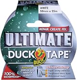 Duck Tape Ultimate Cloth Tape White 50mm x 25m Heavy Duty Waterproof view 2