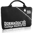 DormDoc 175 Piece Emergency First Aid Kit for College Students - Dorm Room Medical Kit with OTC Medicines and Bandages - Heal