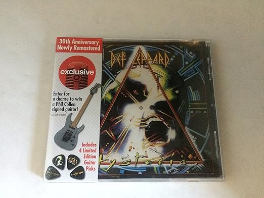  Def Leppard Hysteria 30th Anniversary CD w/4 Guitar