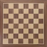 WE Games Classic Walnut Wooden Chess Board Only 11.875 inches, Large Chess Board for Adults, Wood Veneer Chessboard, 1.25 inch Squares