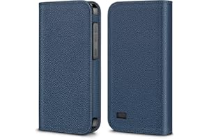 MEDMAX PU Leather Protective Case for Omnipod 5, Lightweight Protective Diabetic Storage Carrying Case for Omnipod 5 Device (Navy)