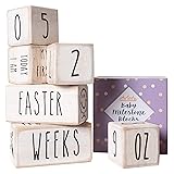 Baby Monthly Milestone Blocks Baby Girls Boy Month