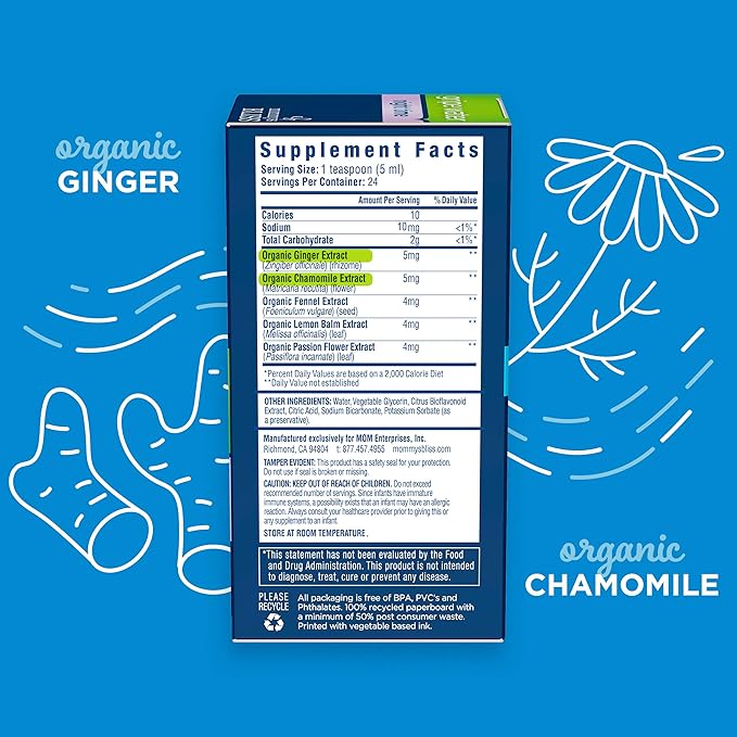 mommy's bliss night time gripe water ingredients