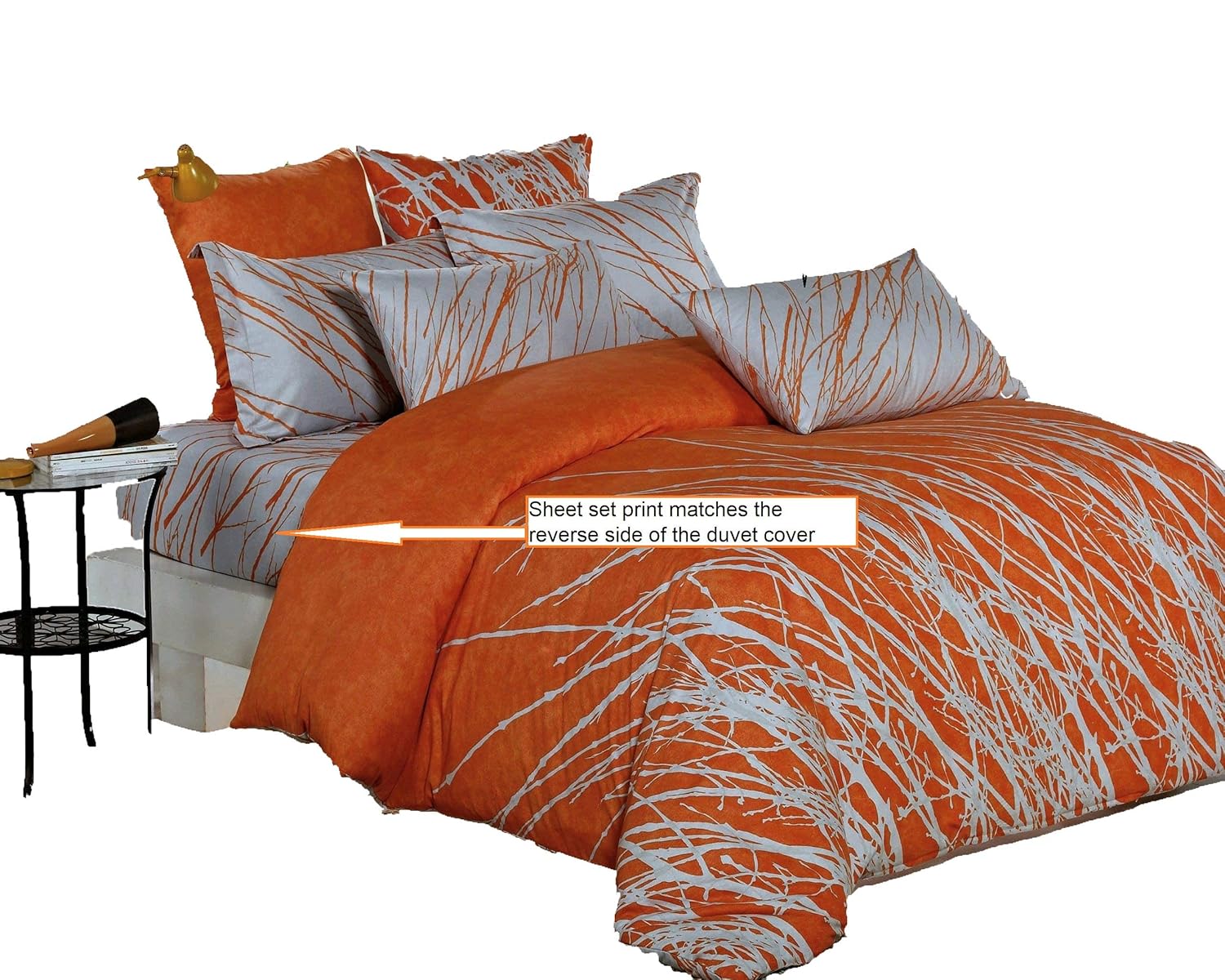 Best Swanson Beddings Rainbow Tree 3Pc Duvet Bedding Set