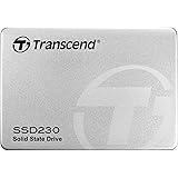 Transcend SSD230S 512 GB interne SSD (6,4 cm (2,5 Zoll), SATA III, 3D NAND TLC , mit Aluminium-Geh&auml;use) silber