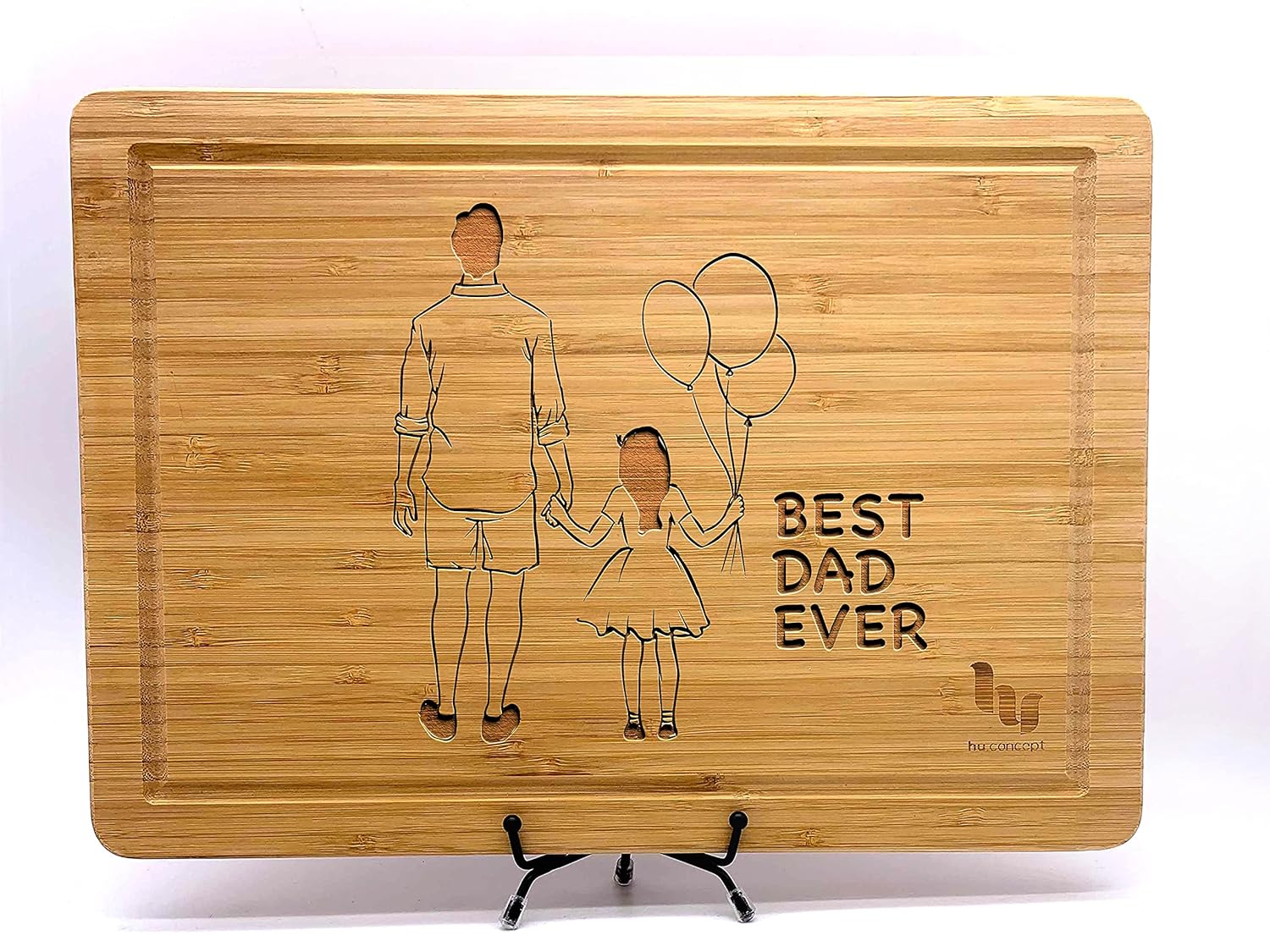 Best Dad Ever Cutting Board, Wonderful Dad, Personalized Cutting Board for Dad or
