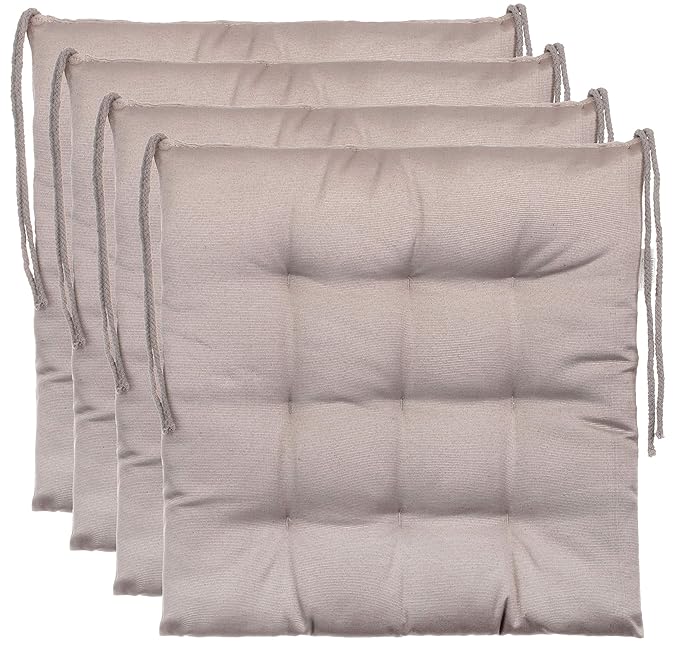 Brandsseller Sitzkissen Dekokissen Stuhlkissen Zierkissen Gartenkissen - 9er Steppung- in Verschiedene Motive (4er-Paket, Hel