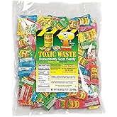 TOXIC WASTE - Hazardously Sour Candy - Apple, Watermelon, Lemon, Blue Raspberry, &amp; Black Cherry Flavors - 1 lb. Bag