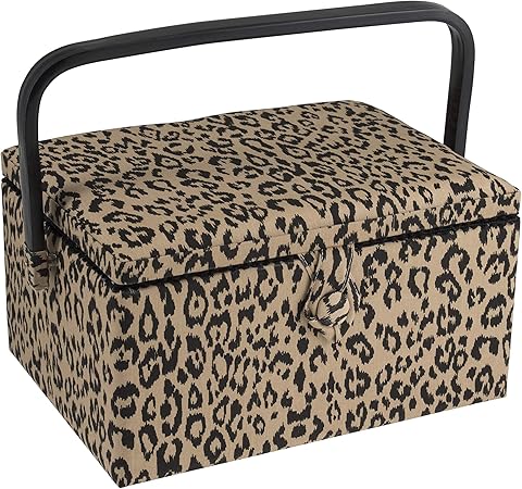 HobbyGift - Caja de costura mediana (19 x 26 x 15 cm): Amazon.es: Hogar