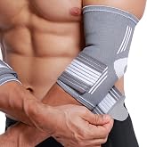NeoTech Care Elbow Support Brace (Gray, Size L, 1 Pair)