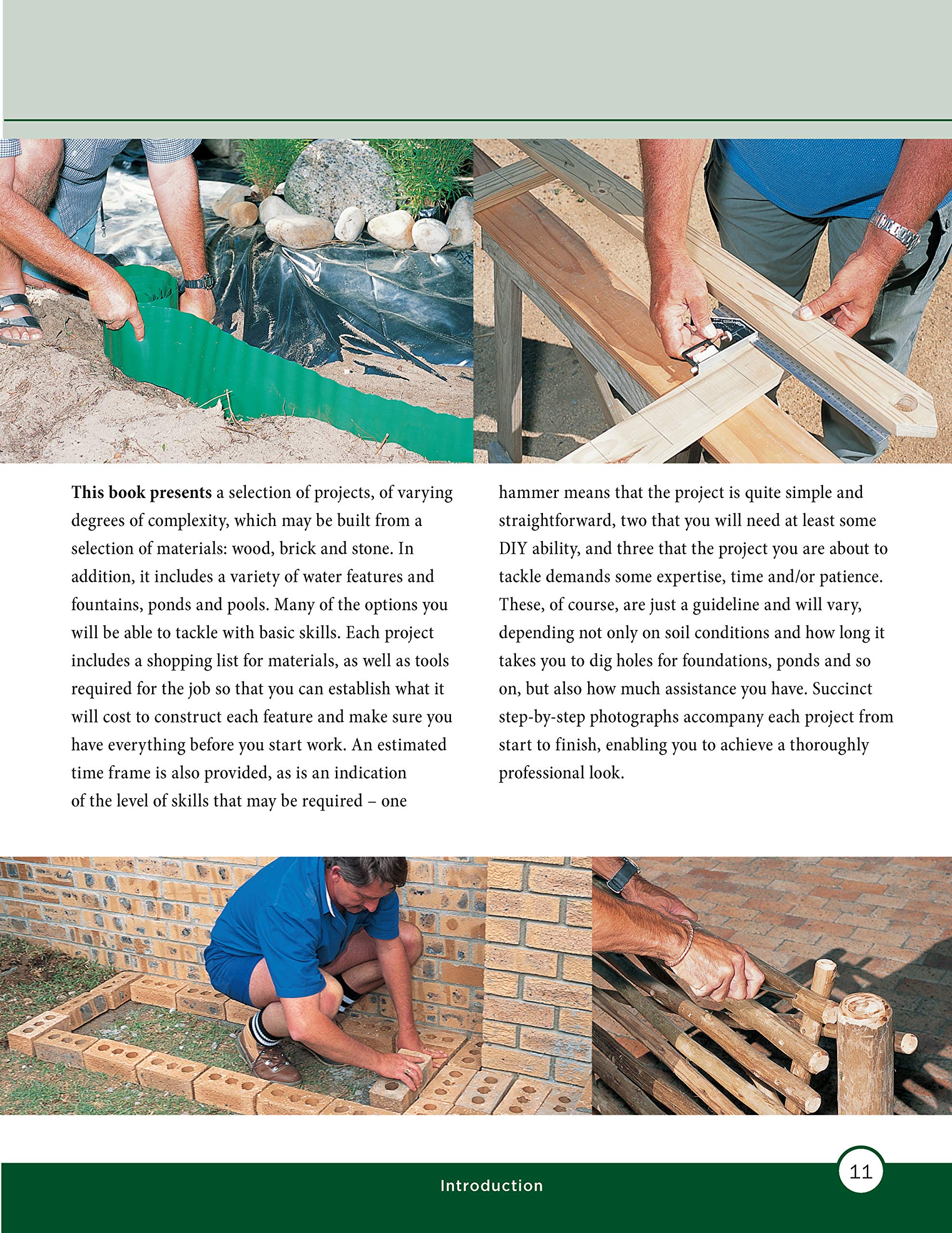 Complete Book of Outdoor DIY Projects: The How-To Guide for Building 35 Projects in Stone, Brick, Wood, and Water (Creative Homeowner) Step-by-Step Instructions for Stylish Lawn & Garden Improvements
