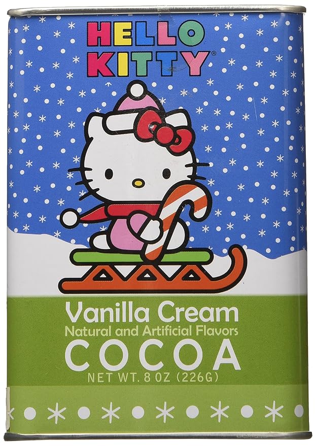 Hello Kitty Milk Chocolate Cocoa (Vanilla Cream) Hot Cocoa Mixes Grocery