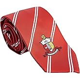Desert Cactus Kappa Alpha Psi Neck Tie Kappas Fraternity Greek Formal Occasion 100% Polyester Necktie with Logo, Officially Licensed (Style B)