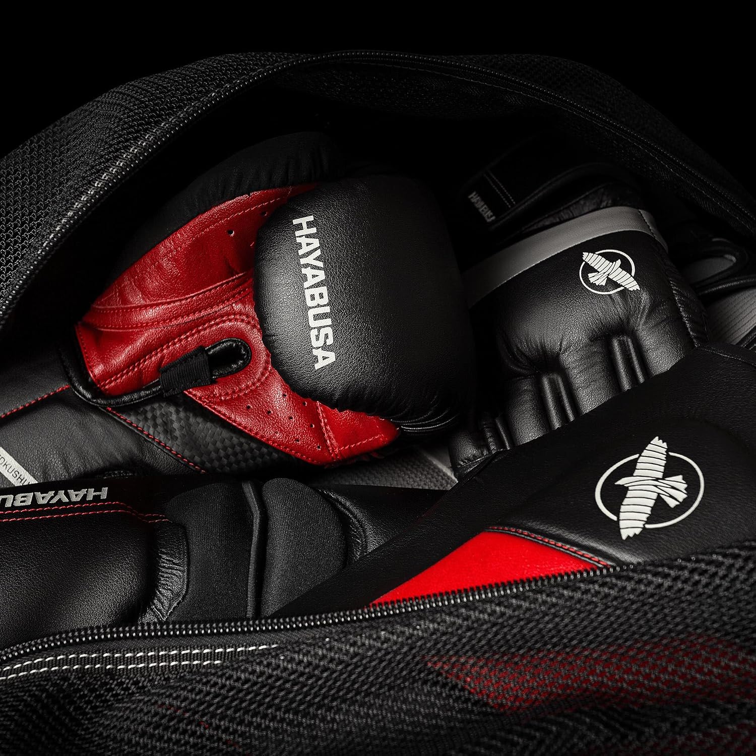 Hayabusa Ryoko Mesh Gear Bag - Black/Grey, 70L - Image 5