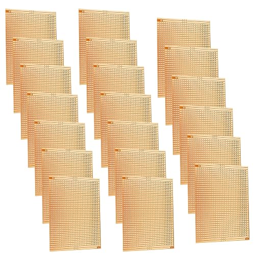 YUNGUI 20pcs 2.9” x 3.94” Copper Stripboard PCB Board Perfboard, 957 ...