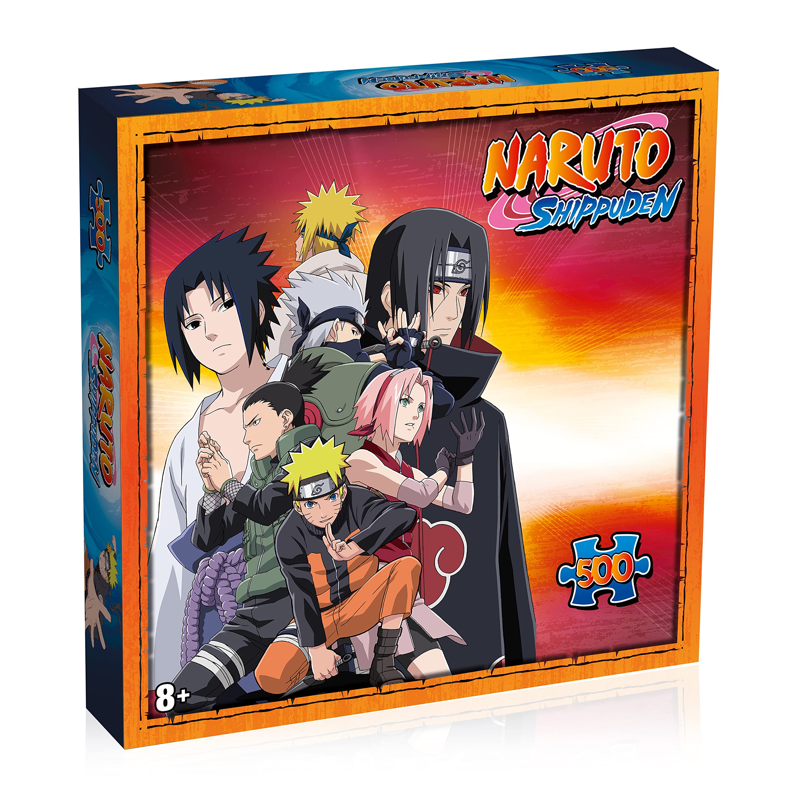 Winning Moves - Naruto Shippuden Ninjas De Ra Puzzle 500 Pieces, Konoha Ninjas-500p, 340 x 500 mm