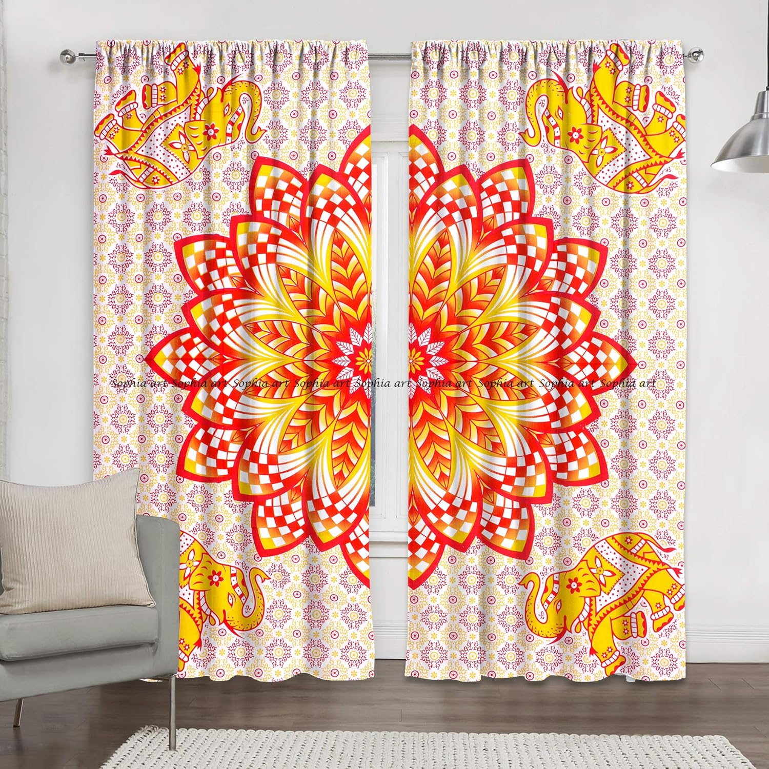 cortinas bohemias hippie cortinas