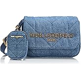 KARL LAGERFELD womens Voyage Messenger Bag With Small Pouch