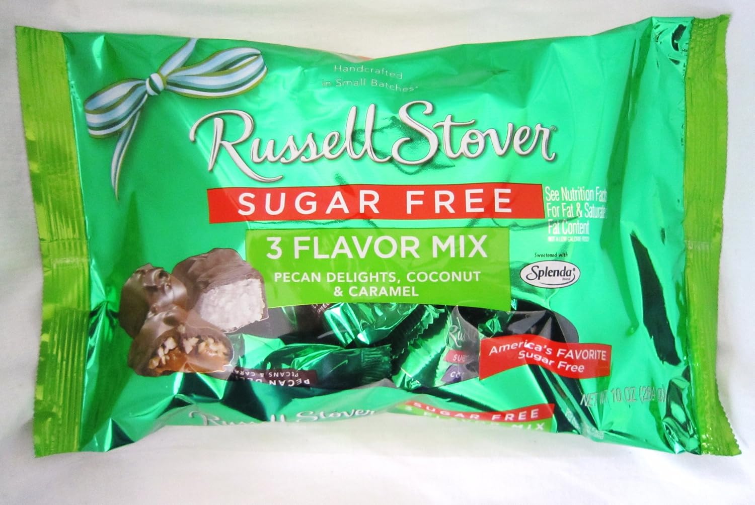 Amazon Com Russell Stover Sugar Free 3 Flavor Mix Laydown Bag 10 Ounce Grocery Gourmet Food