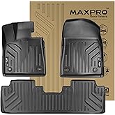 MAXPRO Floor Liner Compatible with Lexus RX/RX Hybrid/RX L/RX L Hybrid (2018-2022). Custom-fit, Heavy-Duty, All-Weather mats. Waterproof for Tough Conditions. 1st and 2nd Row Custom Floor Mats.