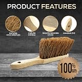 Newman and Cole Natural Wooden Hand Brush Coco Soft Hard Bristle view 4