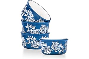 Wisenvoy Ramekins Creme Brulee Ramekins Ceramic Ramekins 8 Oz Oven Safe Ramiken