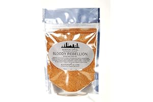 Boston Spice Bloody Rebellion Make The Best Gourmet Bloody Mary's Cocktail Drink Beverage Seasoning Mix Spice Blend Just Mix with Vodka Vegetable or Tomato Juice Lime 1/2 Cup Spice wt. 2.3oz/67g