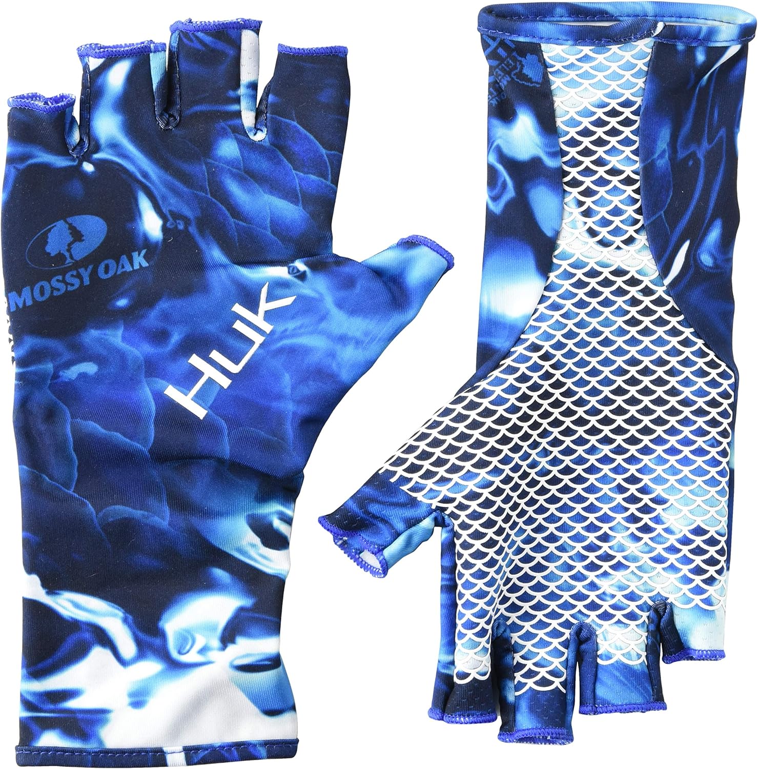 Huk Men's Mossy Oak Hydro Sun Glove QuickDrying