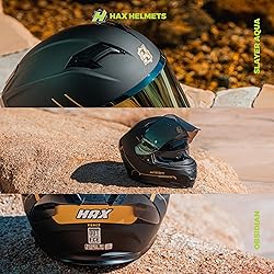 HAX Force Aerodynamic Full Face Helmet for Street