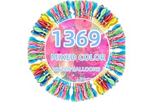 NIYABAINEN Summer Water Toys Magical Quick Fill Water Balloons for Pools and Water Companions 1369 Balloons (LD)