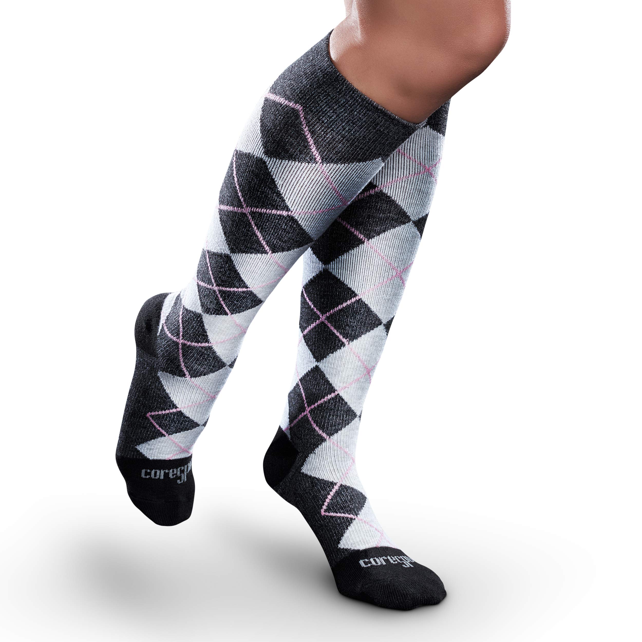 Core-Spun Moderate (20-30mmHg) SupportPatterned