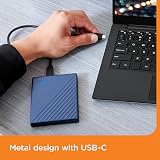 WD 2TB My Passport Ultra Portable External Drive USB-C Windows Mac view 2