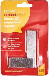 Amtech P3950 Engineers Square 2-Inch Solid Steel Hardened Blades view 2