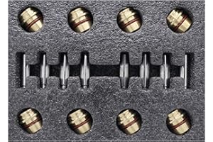 TTDYKX 8 Pcs Pilot Valve Control Pusher 198-1076 Compatible with Caterpillar CAT Skid Steer Loader 216B3 226B 236B 242B 247B 