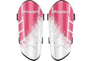 MENGDGER Shin Guards Soccer Youth Kids Boys Girls Toddler Shin Pads Child EVA Cushion Protection Reduce Shocks Injurie Calf Protective Gear Suitable for 4 5 6 7 8 9 10 11 12 Years Old