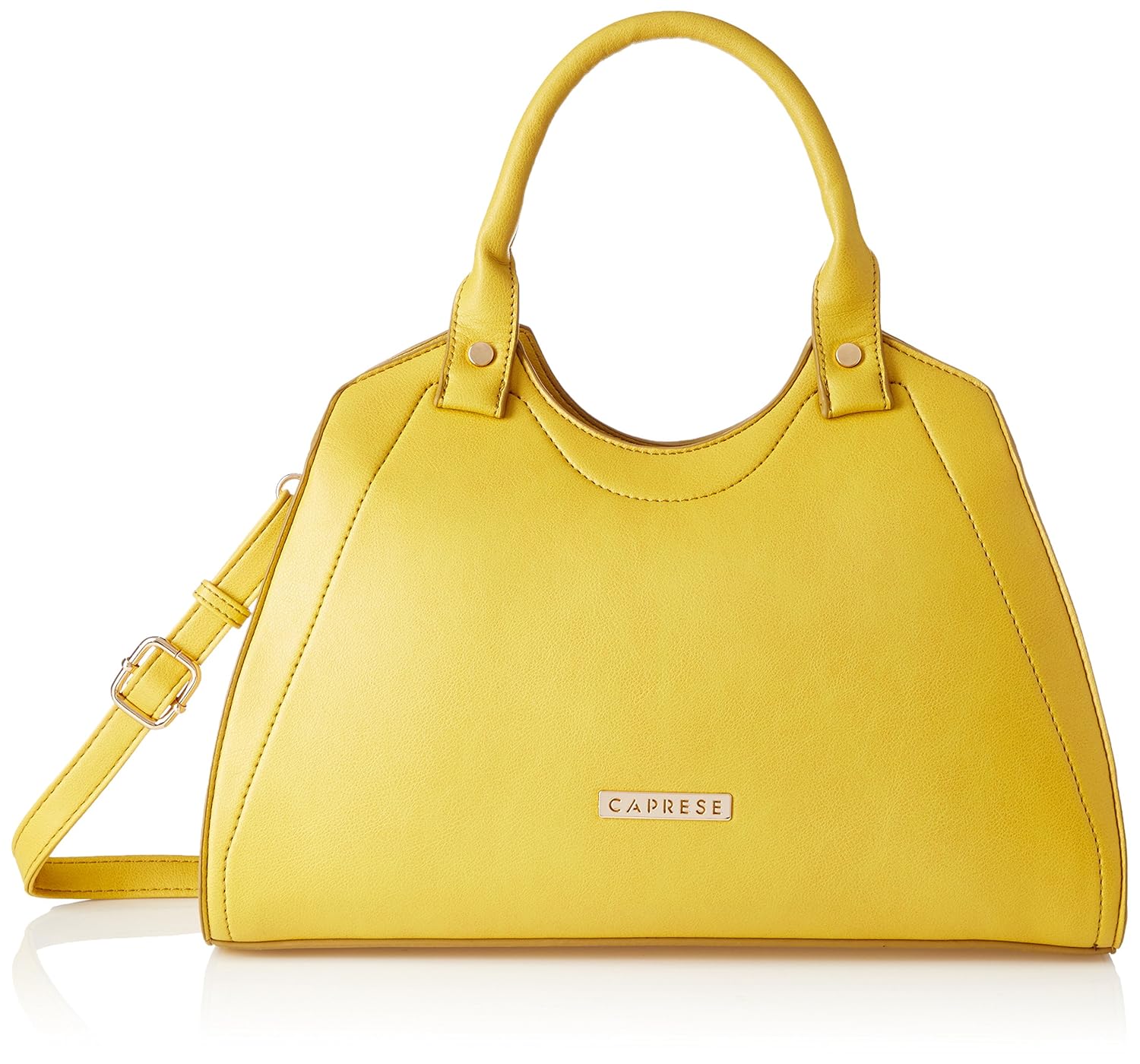 caprese lian women's satchel (yellow)