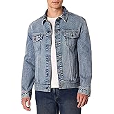 Amazon Essentials Men's Low Stretch Regular-Fit Denim Jacket