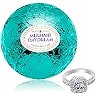 Bath Bomb with Ring Inside Mermaid Daydream Extra Large 10 oz. Made in USA (Surprise)