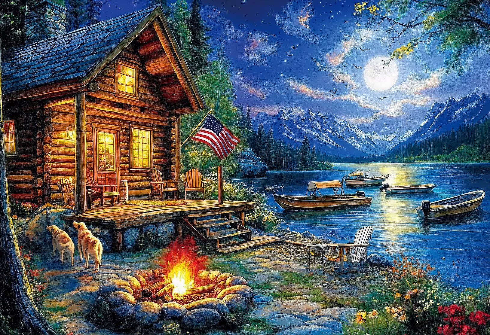 Photo 1 of 1000 Piece Puzzle for Adults, Birthday Gift, Parent-Child Game.
