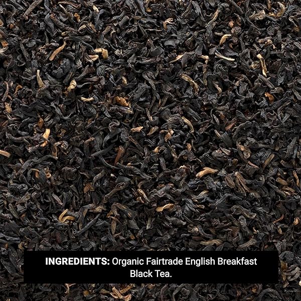 FRONTIER CO-OP ENGLISH BREAKFAST BLACK TEA, 1-POUND BULK, FULL, ROBUST, MALTY FLAVOR, KOSHER, ORGANIC, NON ETO