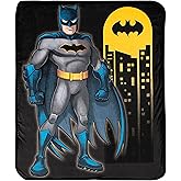 Northwest DC Batman Silk Touch Sherpa Throw Blanket – 40 x 50 Inch, Answer The Call Design – Batman Themed Gift for Fans