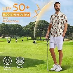 Xdceu Funny Golf Shirts for Men - Thanksgiving Golf