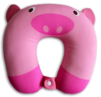 Pig Nido Nest Kids Travel Neck Pillow Best For Long Flights