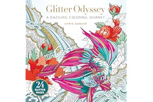 Glitter Odyssey: A Dazzling Coloring Journey