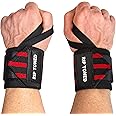 Rip Toned 18” Wrist Wraps - Wrist Straps for Weightlifting - Lift Better, Protect Wrist Pain - Adjustable, Durable, Machine Washable - Wrist Wraps for Weightlifting - USPA Endorsed for Men & Women