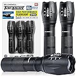 TacLight 3 Pk Tactical Flashlights High Lumens 40x
