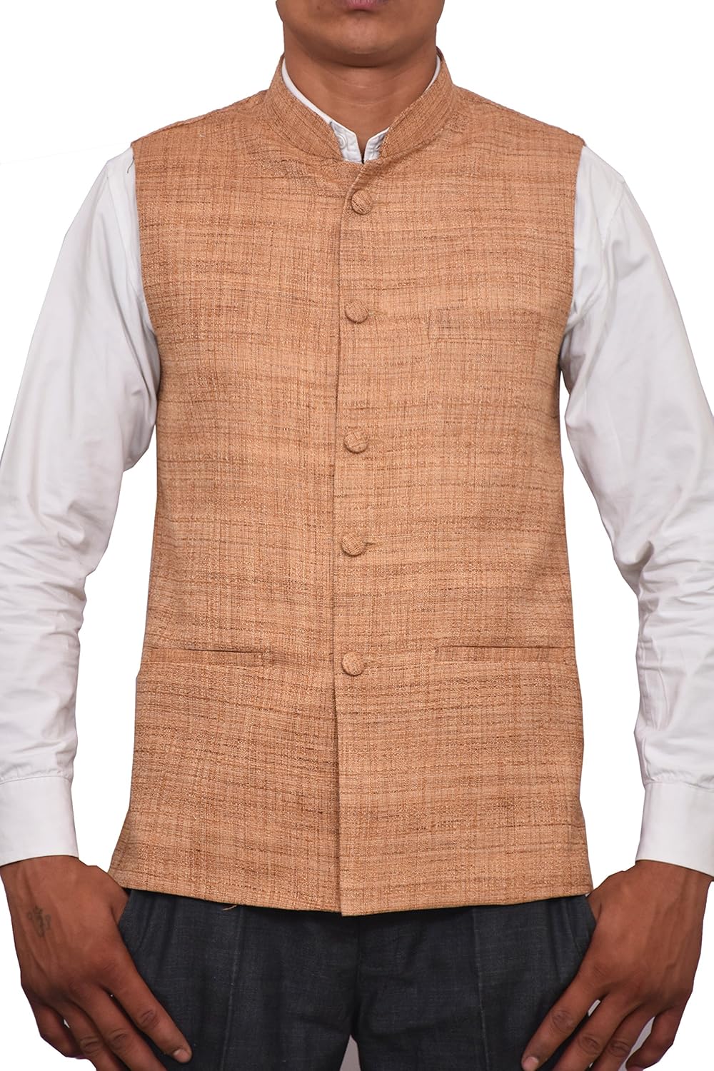 unm men's designer khadi nehru and modi jacket
