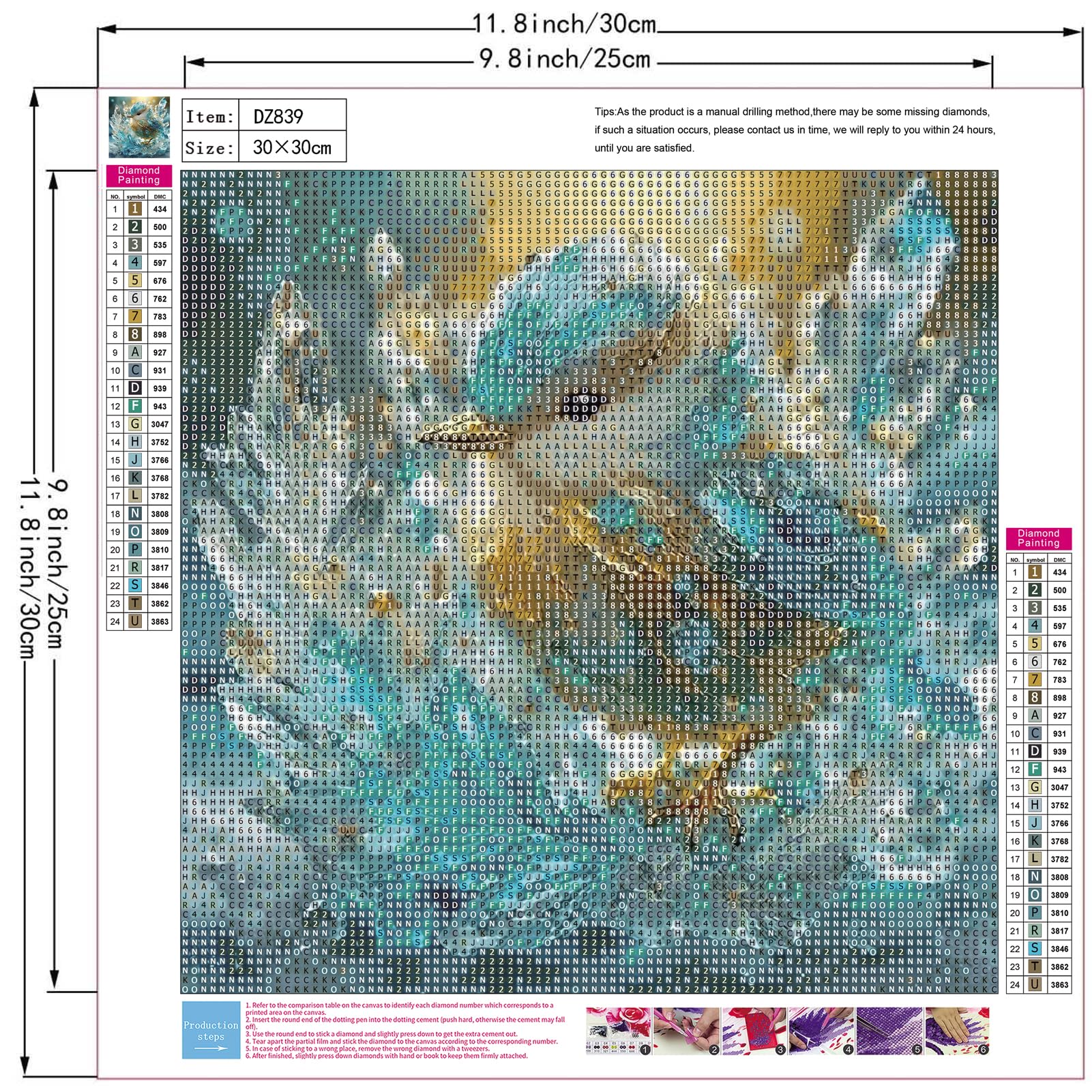 ZHUDENGXJL Birds Diamond Art Kits for Adults,5D Diamond Painting Kits for Adults Beginners,DIY Full Drill Blue Flower Diamond Dots with Gem Art for Birds Home Wall Decor 12 X 12 Inch
